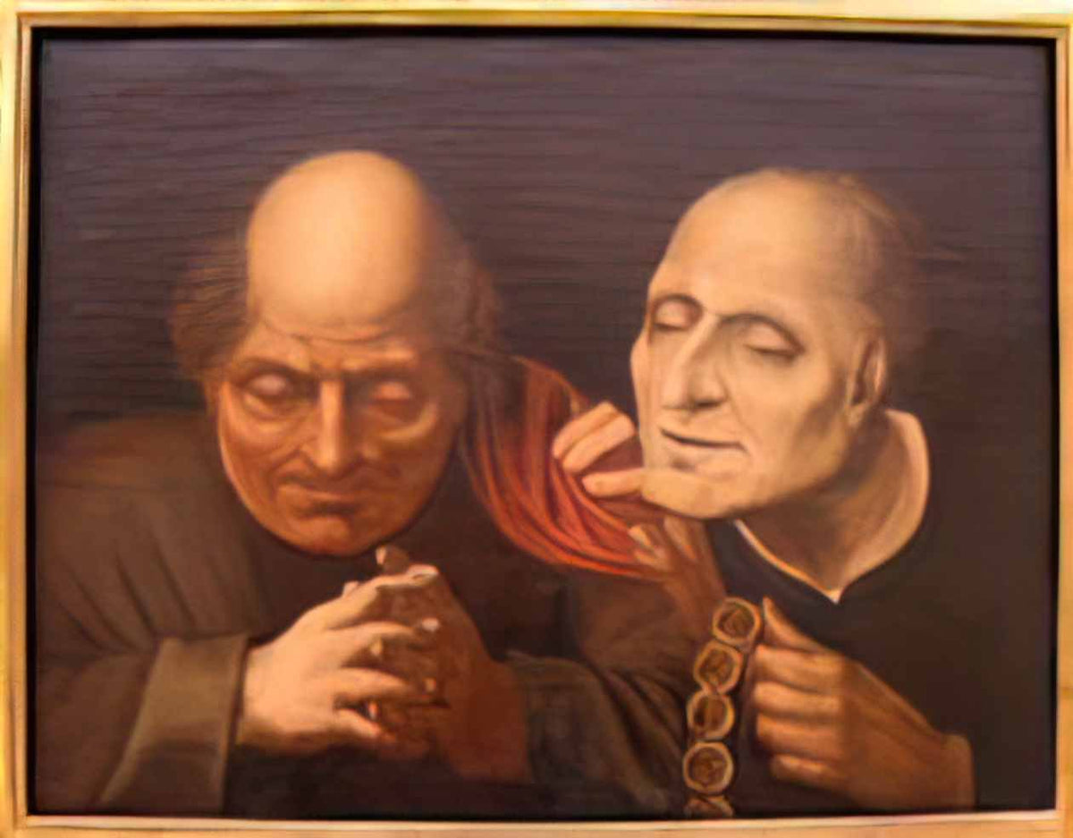 Quentin Matsys quentin massys due vecchi in orazione 1500 30 ca 02 Art A4 Photo Print