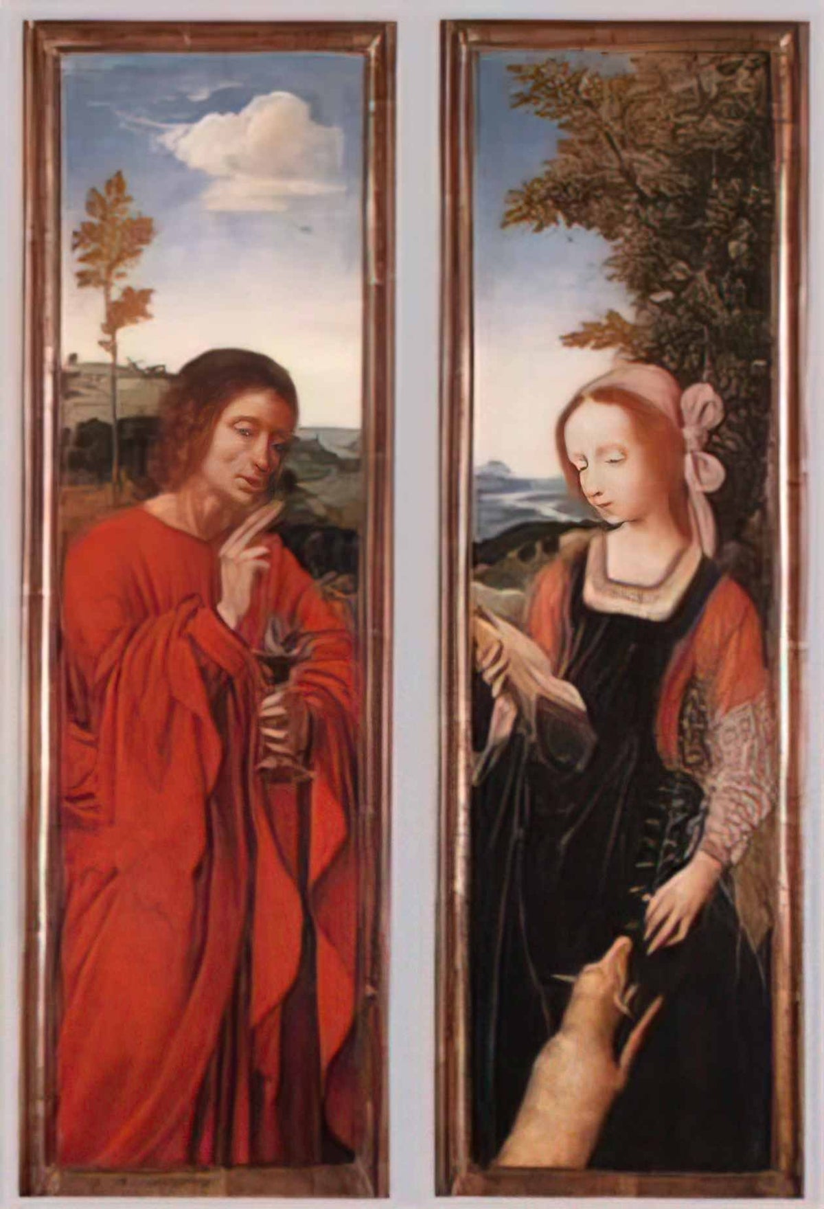 Quentin Matsys quinten massijs i john the baptist and st agnes wga142 Art A4 Photo Print