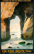 Quiberon Vintage Advert A4 Photo Print
