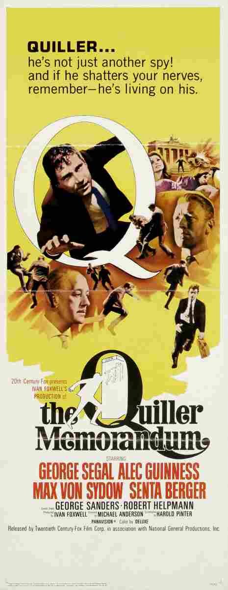 Quiller Memorandum The 02  film star poster A4 Photo Print