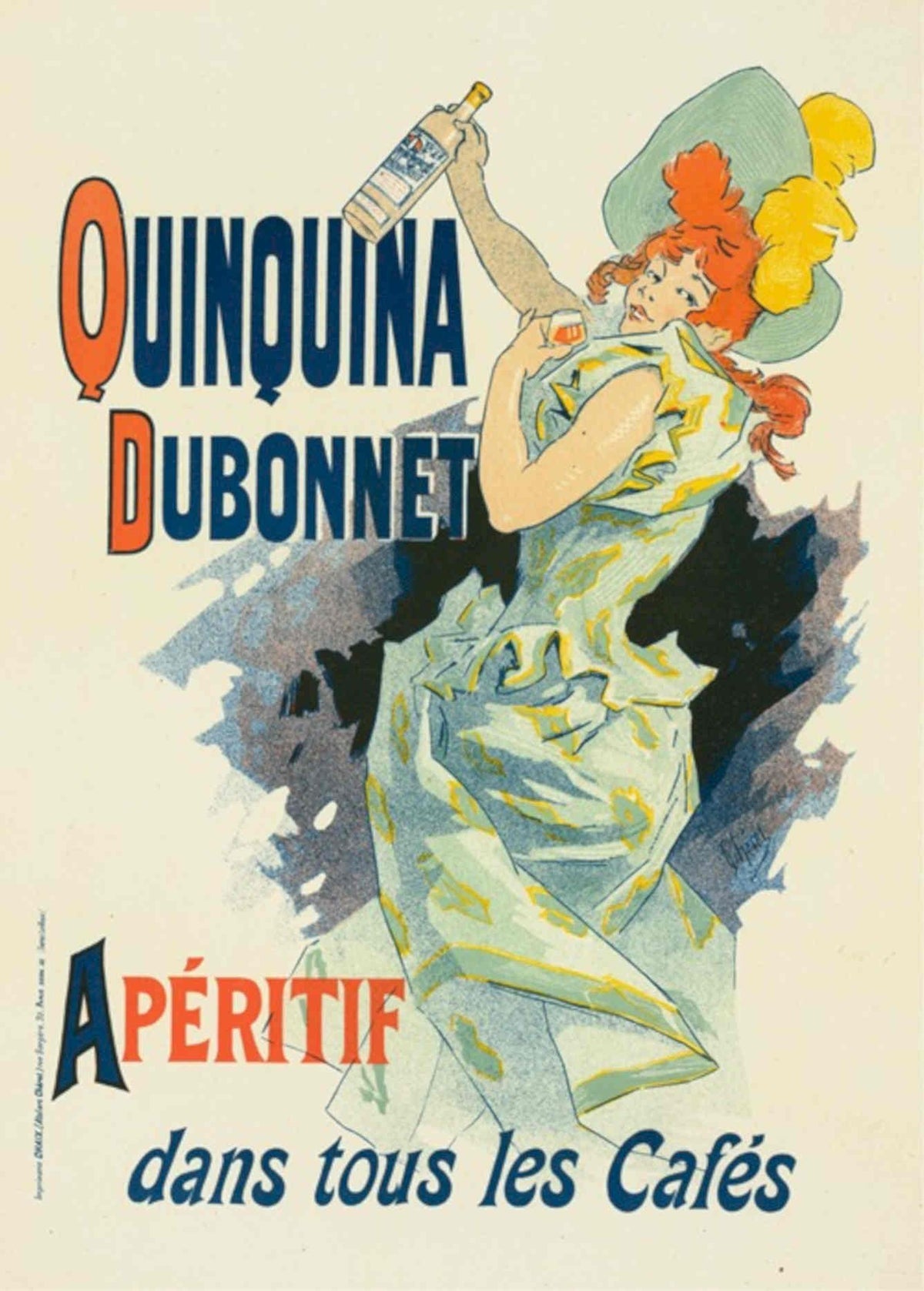 Quinquina Dubonnet Aperitif 1 Vintage Retro Advert Poster