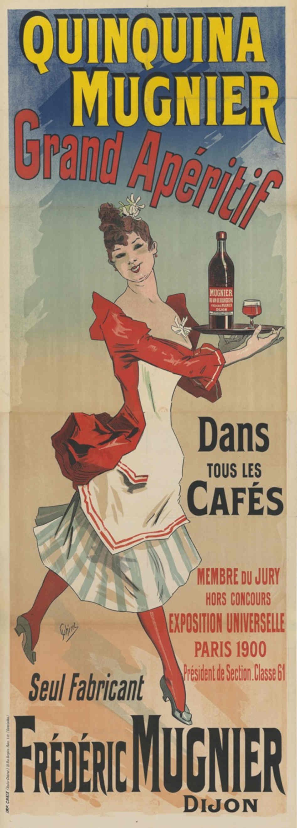 Quinquina Mignier Aperitif Vintage Retro Advert Poster