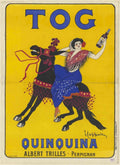 Quinquina Riders Tog Vintage Retro Advert Poster