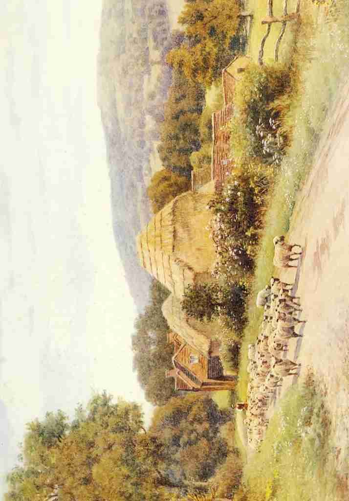 Quinton Alfred 1853 1934 Below Bredon Hill Worcestershire A4 Photo Print