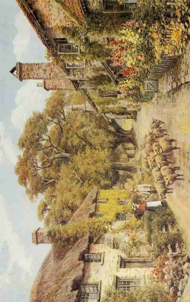 Quinton Alfred 1853 1934 Castle Combe Bossington Somerset A4 Photo Print