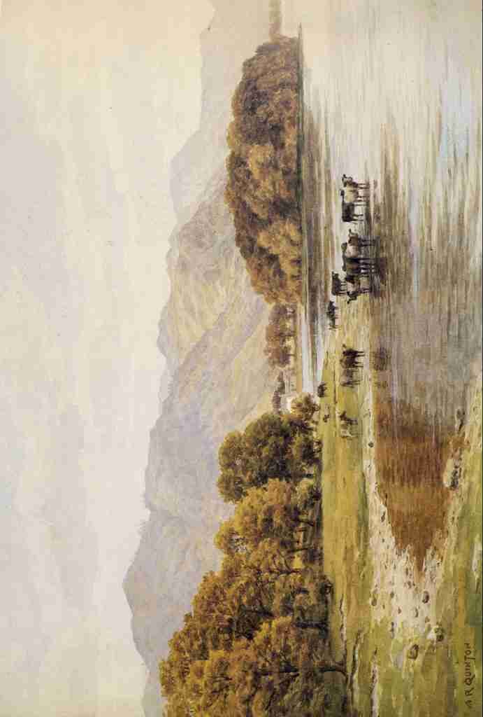 Quinton Alfred 1853 1934 Derwentwater Cumbria A4 Photo Print