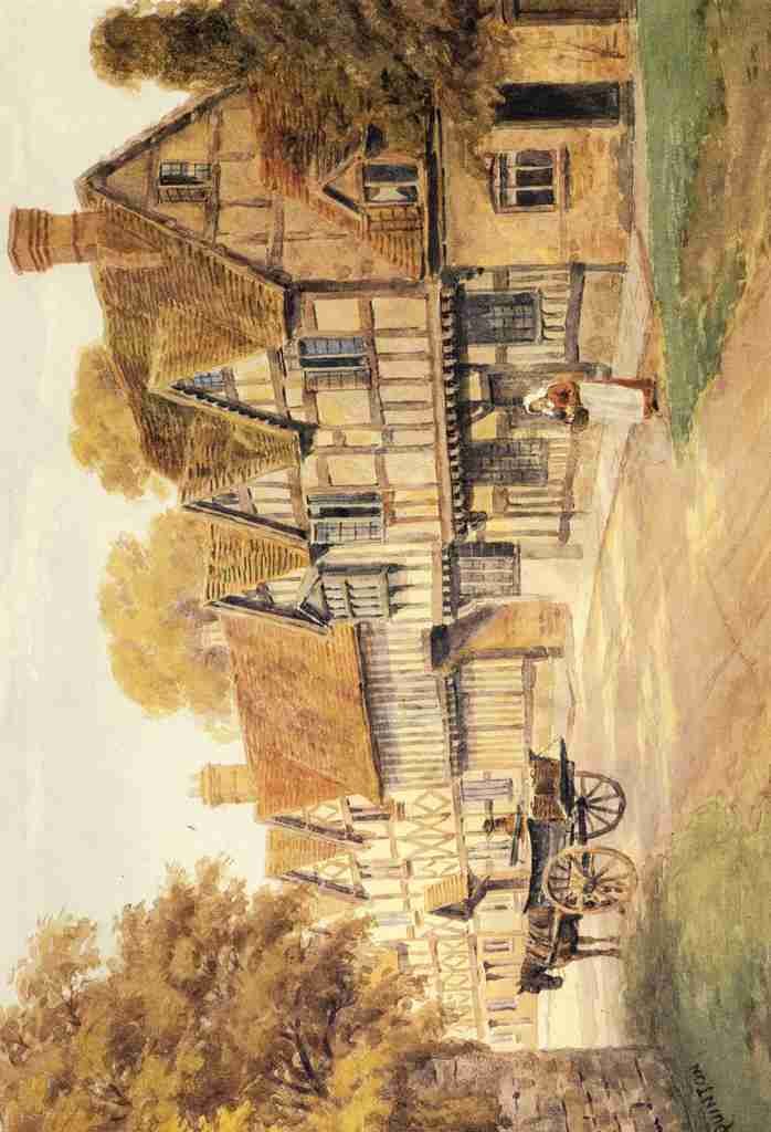 Quinton Alfred 1853 1934 Mill Lane Warwick Vintage A4 Photo Print