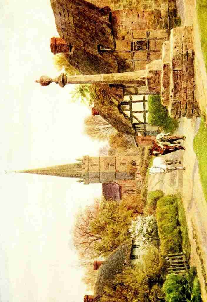 Quinton Alfred 1853 1934 Rural England 1912 Childs Wickham Evesham Worcester A4 Photo Print