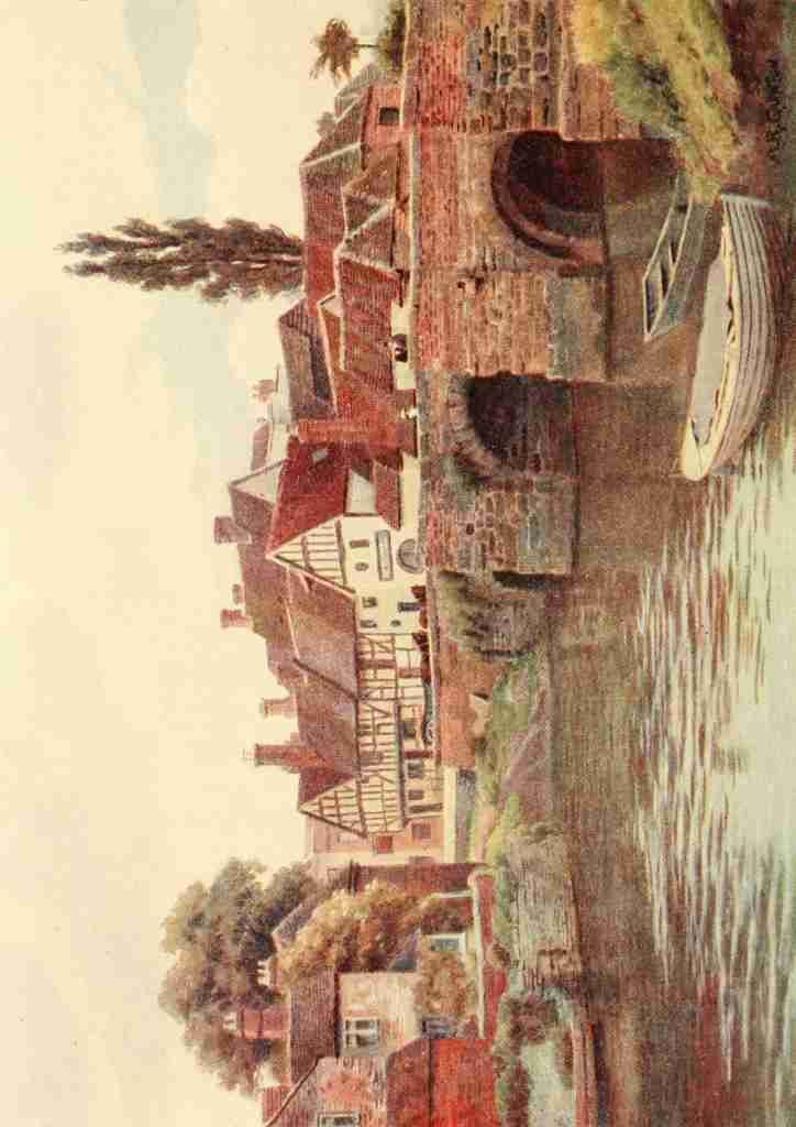 Quinton Alfred 1853 1934 Rural England 1912 Old Bridge Tewkesbury Glouc A4 Photo Print