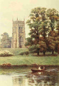 Quinton Alfred 1853 1934 The Avon & Shakespeares Country 1910 Bell Tower Evesham A4 Photo Print
