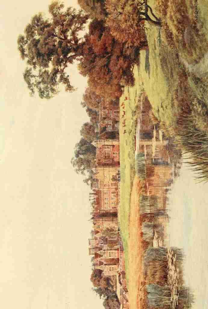 Quinton Alfred 1853 1934 The Avon & Shakespeares Country 1910 Charlecote Hall A4 Photo Print
