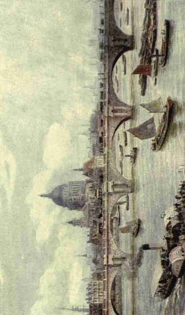 Quinton Alfred 1853 1934 The Old Country 1922 St Pauls from Waterloo Bridge A4 Photo Print