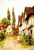 Quinton Alfred 1853 1934 The Three Gables Kersey Suffolk A4 Photo Print