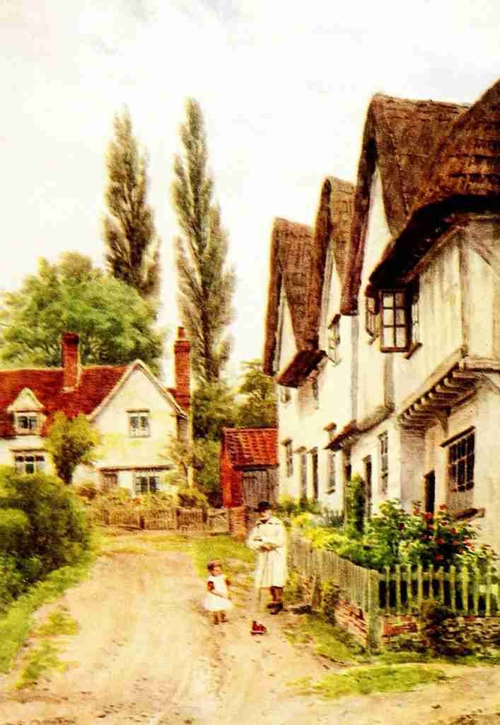 Quinton Alfred 1853 1934 The Three Gables Kersey Suffolk A4 Photo Print