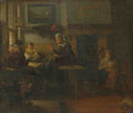 Quiringh van Brekelenkam Interior of a Tailors Shop A4 Photo Print