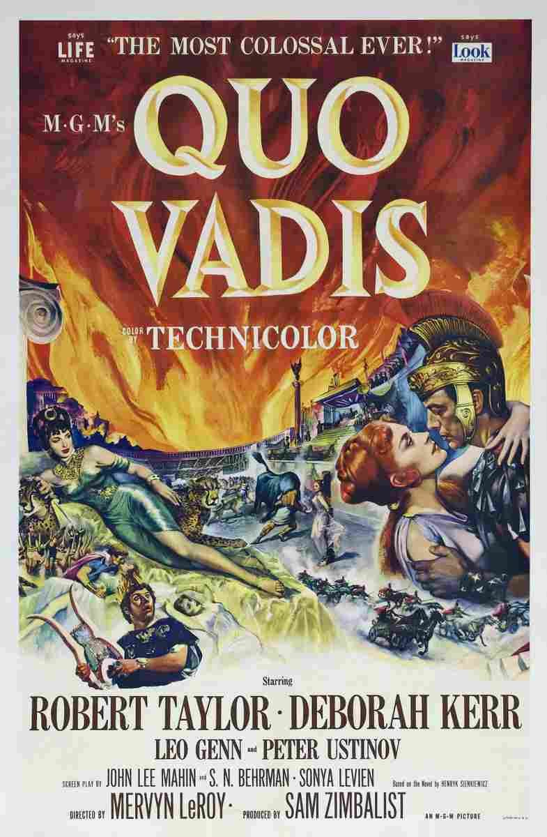 Quo Vadis 1951 01  film star poster A4 Photo Print