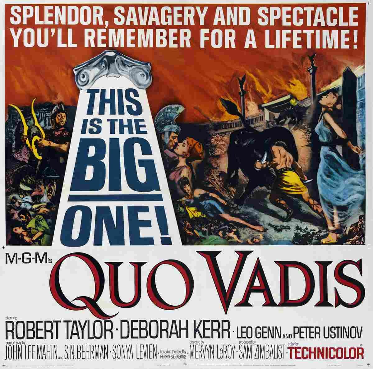 Quo Vadis 1951 02  film star poster A4 Photo Print