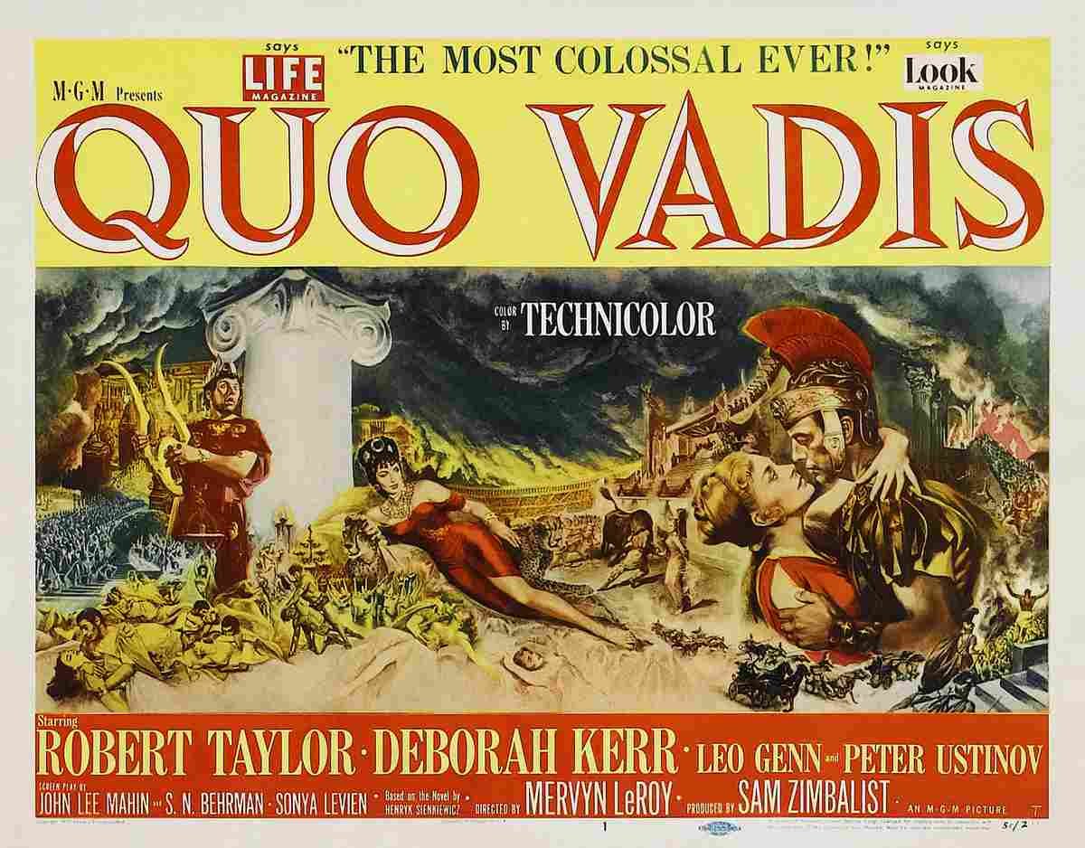 Quo Vadis 1951 03  film star poster A4 Photo Print