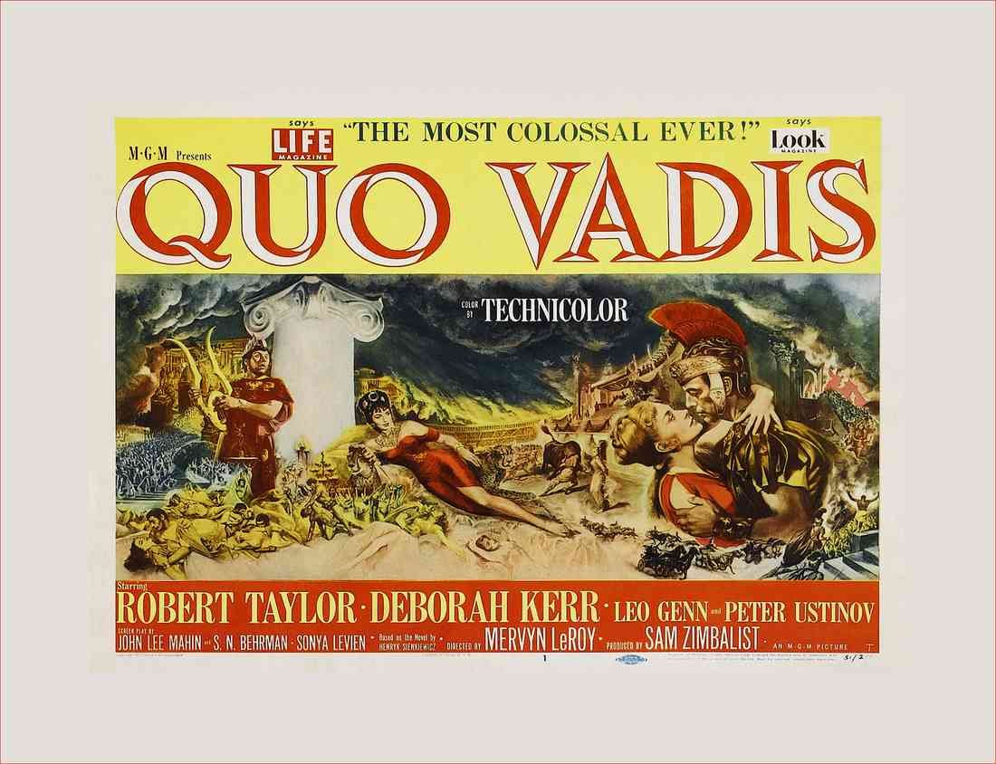 Quo Vadis 1951 03 Film A4 Photo Print