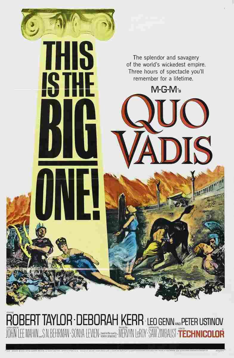 Quo Vadis 1951 04  film star poster A4 Photo Print