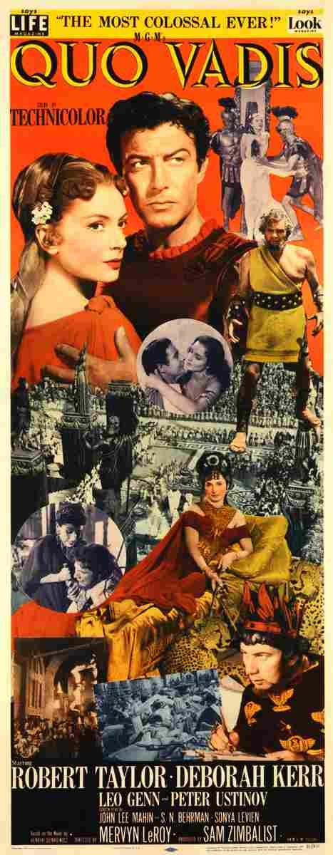Quo Vadis 1951 05  film star poster A4 Photo Print