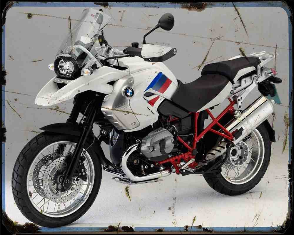 R 1200 Gs Rally 12 2 A4 Photo Print Motorbike Vintage Aged