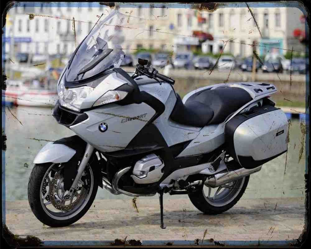 R 1200 Rt 10 7 A4 Photo Print Motorbike Vintage Aged