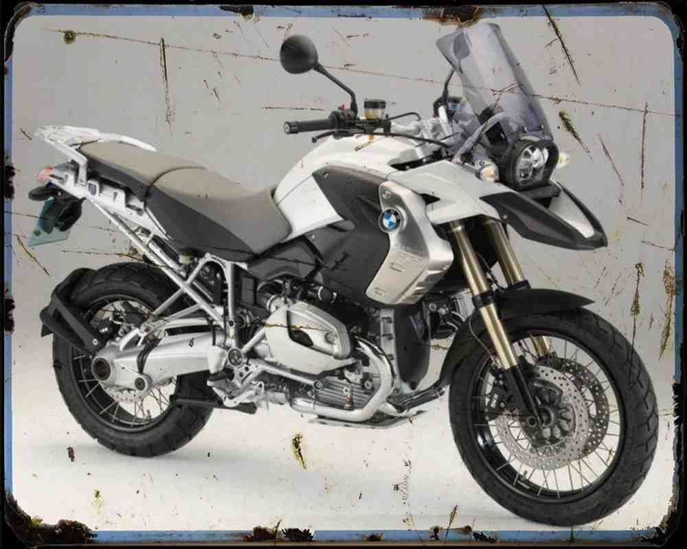R 1200Gs Special A4 Photo Print Motorbike Vintage Aged