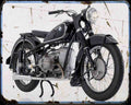 R 51 3 1 A4 Photo Print Motorbike Vintage Aged