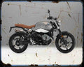 R Ninet Scrambler 16 8 A4 Photo Print Motorbike Vintage Aged