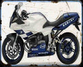 R1100S Boxercup 3 A4 Photo Print Motorbike Vintage Aged