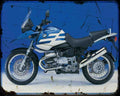 R1150Gs 2 A4 Photo Print Motorbike Vintage Aged