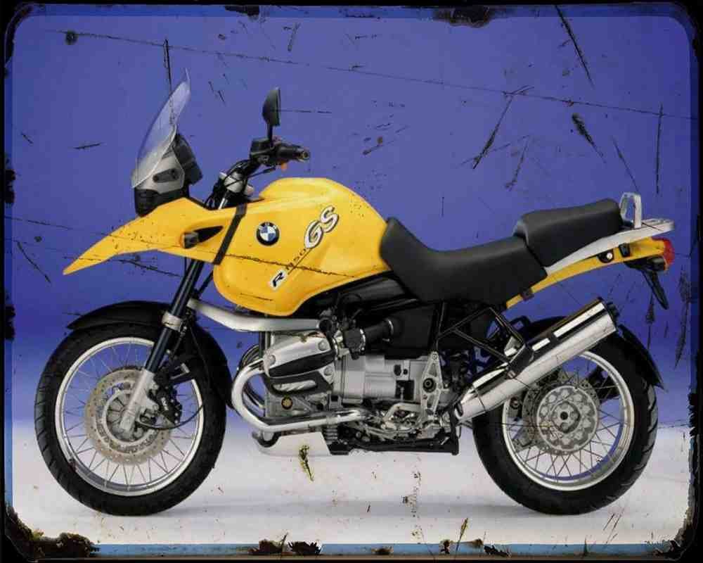 R1150Gs 4 A4 Photo Print Motorbike Vintage Aged