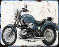 R1200C Avantgarde A4 Photo Print Motorbike Vintage Aged