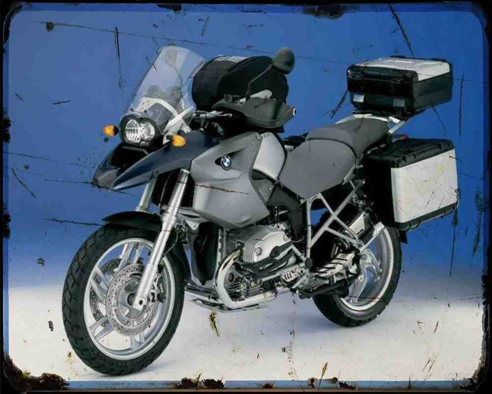 R1200Gs 04 1 A4 Photo Print Motorbike Vintage Aged