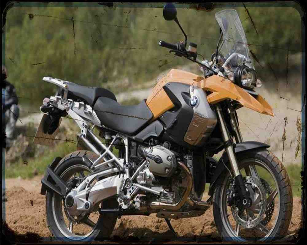 R1200Gs 08 5 A4 Photo Print Motorbike Vintage Aged