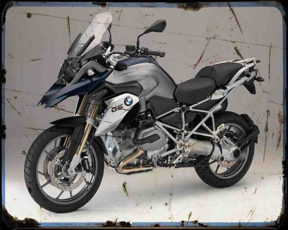 R1200Gs 15 A4 Photo Print Motorbike Vintage Aged