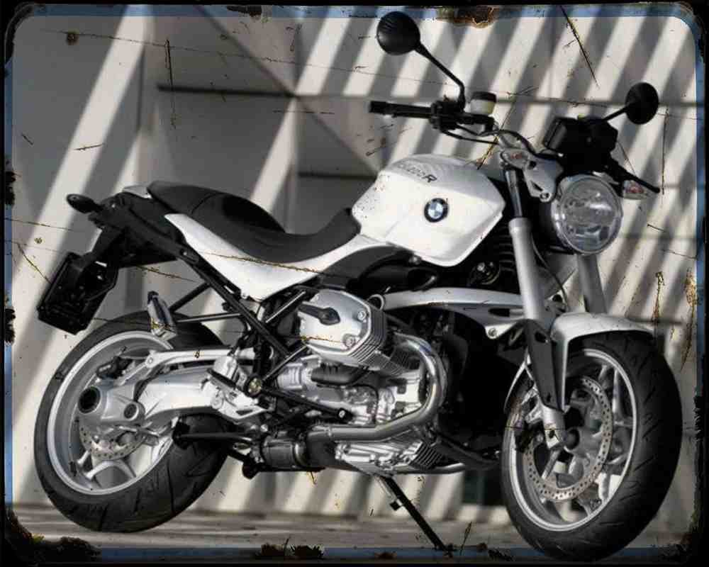 R1200R 08 1 A4 Photo Print Motorbike Vintage Aged