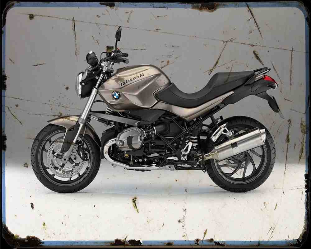R1200R 13 3 A4 Photo Print Motorbike Vintage Aged