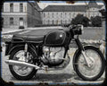 R50 6 69 A4 Photo Print Motorbike Vintage Aged