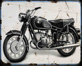 R60Us A4 Photo Print Motorbike Vintage Aged