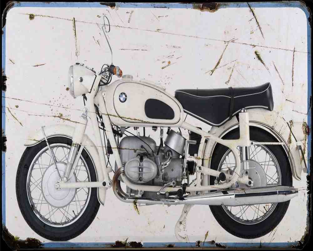 R69S 66 2 A4 Photo Print Motorbike Vintage Aged
