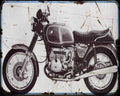 R80 7 77 A4 Photo Print Motorbike Vintage Aged