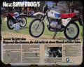 R80Gs A4 Photo Print Motorbike Vintage Aged