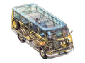 RAF Latvija 977 1968 cutaway A4 Photo Print