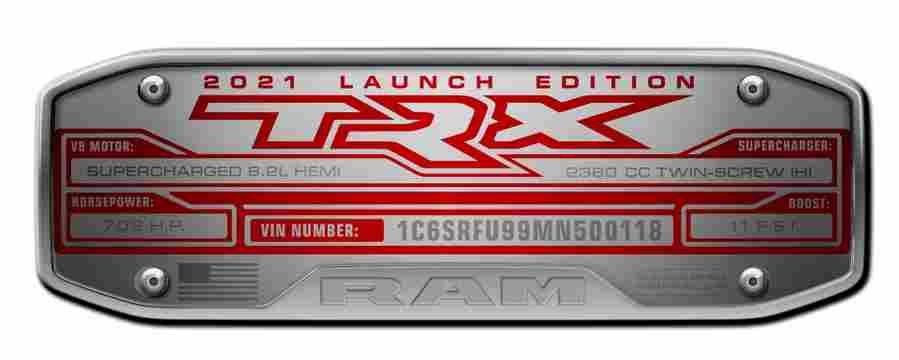 RAM Trucks 1500 TRX 6904 91 Car A4 Photo Print