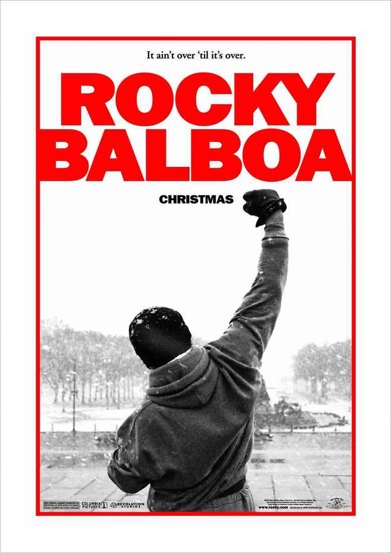 RED Film Rocky Balboa A4 Photo Print