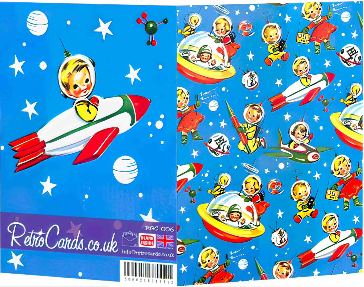 RGC006 space kids open layers 5060218780021 Advert A4 Photo Print
