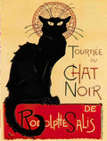 RGC021 chat noir card 1 Advert A4 Photo Print