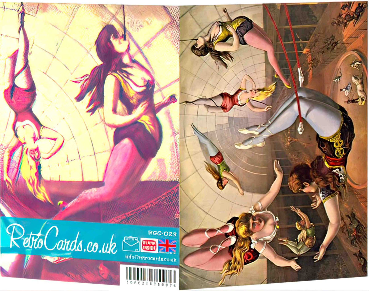 RGC023 circus acrobat girls 5060218780076 Advert A4 Photo Print